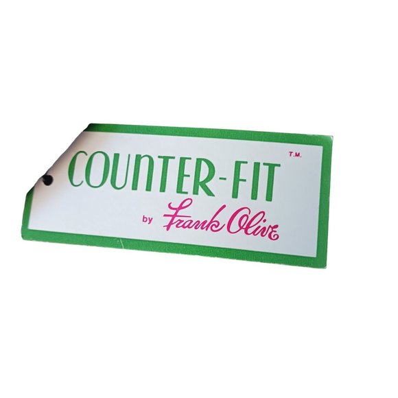 Vintage Frank Olive Counter-Fit straw hat, no size, new - Picture 7 of 7